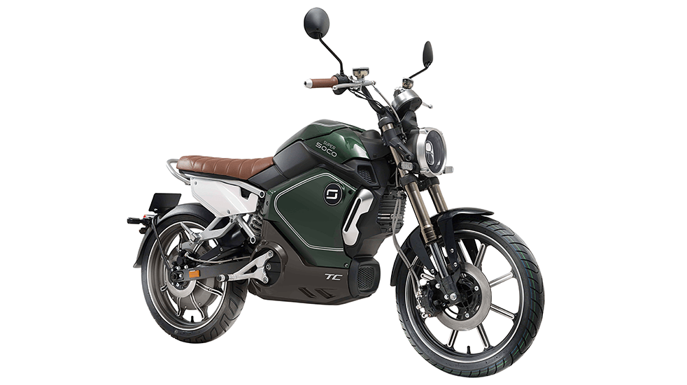 Electric motorbike and scooter reviews: Super Soco TC